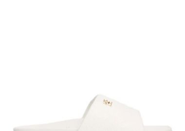 Γυναικείες Παντόφλες Slide Tommy Hilfiger FW0FW08526 YBH Λευκές - Tommy Hilfiger - 