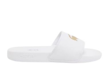 Γυναικείες Παντόφλες Slides Lacoste 751CFA0003ALM Λευκές - Lacoste - 