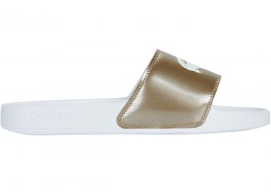 Γυναικείες Παντόφλες Slides Lacoste 751CFA0036K78 Χρυσές - Lacoste - 