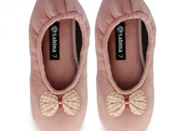 Γυναικείες Παντόφλες Σπιτιού Sabina Φιόγκος 10126411 - SABINA - 