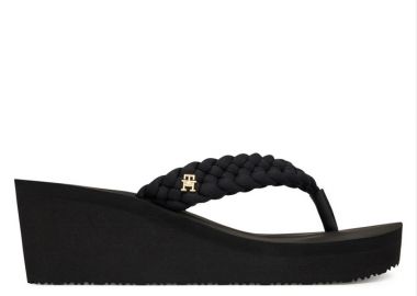 Γυναικείες Παντόφλες Tommy Hilfiger FW0FW09198-BDS Μαύρες - Tommy Hilfiger - 