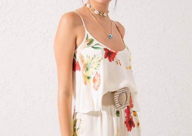 Γυναικείες πιτζάμες flowers - SOU - 