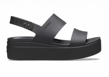 Γυναικείες Πλατφόρμες Crocs Brooklyn Low Wedge 206453-060 Μαύρες - Crocs - 