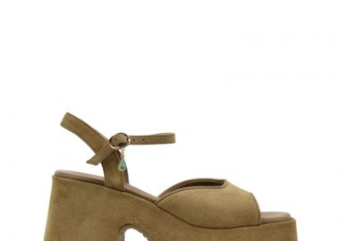 Γυναικείες πλατφόρμες KOMIS&KOMIS E804 κάμελ δέρμα καστόρ - KOMIS&KOMIS - 