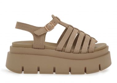 Γυναικείες Πλατφόρμες Seven LK-TM-1006 Μπεζ Καστόρι W419A1064585 - Seven - 