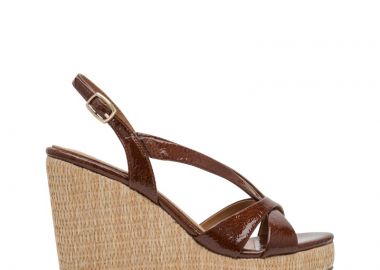 Γυναικείες πλατφόρμες Tamaris 1-28381-46 365 ταμπά λουστρίνι - Tamaris - 