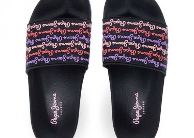 Γυναικείες Σαγιονάρες Θαλάσσης Με Φάσα Pepe Jeans Pls70145 999 - PEPE JEANS - 