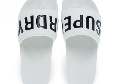 Γυναικείες Σαγιονάρες Θαλάσσης Με Φάσα Superdry Wf310256A Brilliant White - SUPERDRY - 