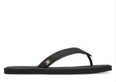 Γυναικείες Σαγιονάρες Tommy Hilfiger FW0FW09206-BDS Μαύρες - Tommy Hilfiger - 