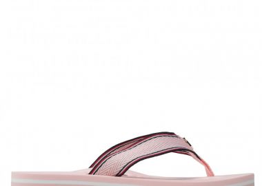 Γυναικείες Σαγιονάρες Tommy Hilfiger Hardware Flat Beach Sandal FW0FW06421 TIP Ροζ - Tommy Hilfiger - 