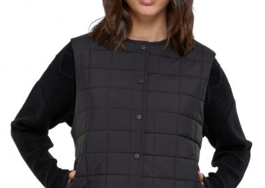 Γυναικείο Αμάνικο Μπουφάν Liner TB6149 Urban Classics Black Black - Urban Classics - 