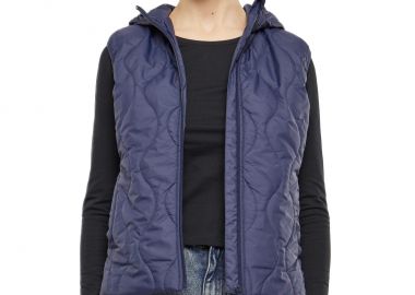 Γυναικείο Αμάνικο Μπουφάν Puffer Ladies Super Light TB7009 Urban Classics Black Navy - Urban Classics - 