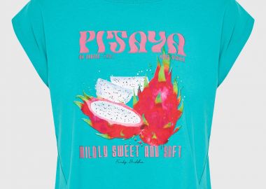Γυναικείο αμάνικο t-shirt από οργανικό βαμβάκι - FUNKY BUDDHA - 