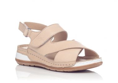 Γυναικείο ανατομικό δερμάτινο πέδιλο Safe Step Ph4908 - Safe Step Pharmacy - 