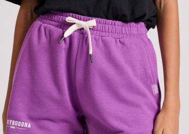 Γυναικείο αθλητικό σορτς με τυπωμένο logo - FUNKY BUDDHA - 