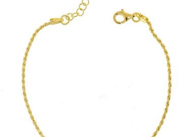 Γυναικείο βραχιόλι αλυσίδα από επιχρυσωμένο ασήμι 925 -  - 