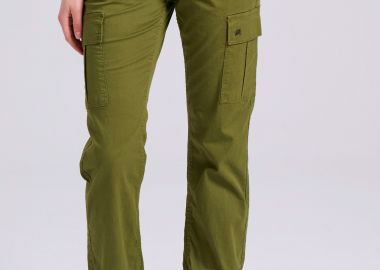 Γυναικείο cargo παντελόνι με λάστιχο - FUNKY BUDDHA - 