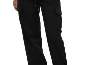 Γυναικείο Cargo Παντελόνι TB6158-00007 Urban Classics Black Black - Urban Classics - 