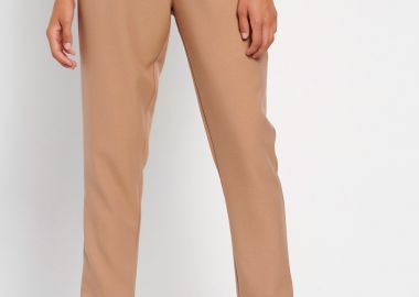 Γυναικείο casual παντελόνι με ζώνη - FUNKY BUDDHA - 