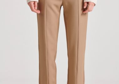 Γυναικείο cropped casual παντελόνι - FUNKY BUDDHA - 