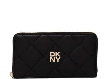 Γυναικείο Δέρματινο Πορτοφόλι DKNY Red Hook R411BB84 BGD Μαύρο - DKNY - 