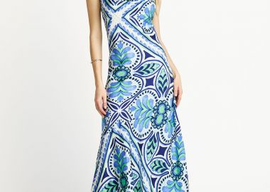 Γυναικείο έθνικ midi φόρεμα - FUNKY BUDDHA - 