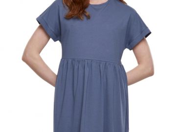 Γυναικείο Φόρεμα T-Shirt Organic Empire Valance TB5040 Urban Classics Vintageblue - Urban Classics - 