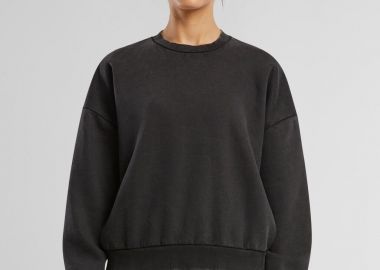 Γυναικείο Φούτερ Crewneck BY301 Build Your Brand Vintage Heavy Black - BYB - 