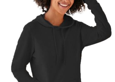 Γυναικείο Φούτερ French Terry WW04W B & C Black Pure - B & C - 