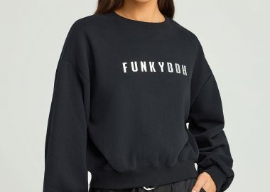 Γυναικείο φούτερ με λογότυπο - FUNKY BUDDHA - 