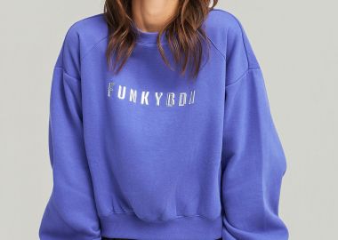 Γυναικείο φούτερ με λογότυπο - FUNKY BUDDHA - 