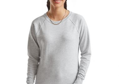 Γυναικείο Φούτερ Raglan 62-146-0 Fruit of the Loom Heather Grey - Fruit of the Loom - 