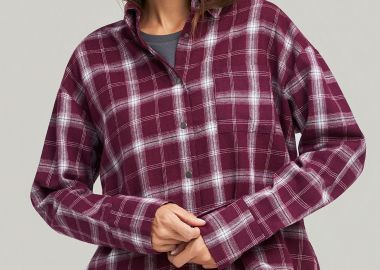 Γυναικείο καρό πουκάμισο - FUNKY BUDDHA - 