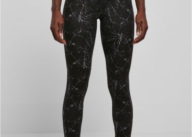 Γυναικείο Κολάν TB4771 Urban Classics Ladies Soft AOP Leggings blackmarble - Urban Classics - 