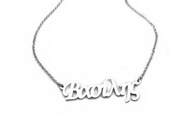 Γυναικείο κολιέ με όνομα Βασίλης ασημένιο - Asimenio - 