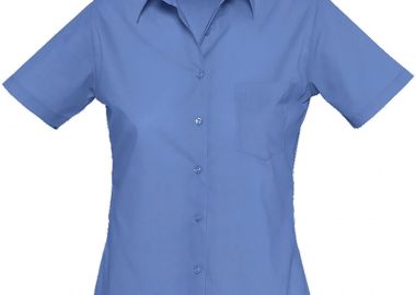 Γυναικείο κοντομάνικο πουκάμισο Escape SOLS 16070 Medium Blue -  - 