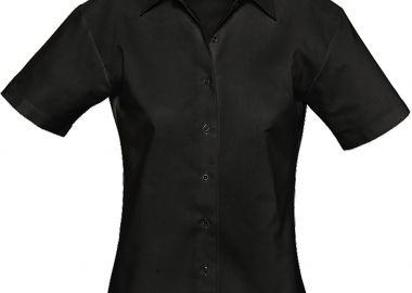Γυναικείο κοντομάνικο πουκάμισο oxford Elite SOLS 16030 Black -  - 