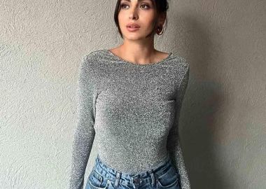 Γυναικείο κορμάκι λουρέξ με ανοιχτή πλάτη - SOU - 