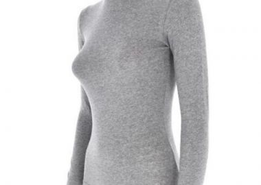 Γυναικείο κορμάκι μακρύ μανίκι ζιβάγκο - SOU - 