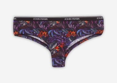 Γυναικείο Κυλοτάκι Hipster John Frank Leafy WJFD-H17 Μαύρο - John Frank - 