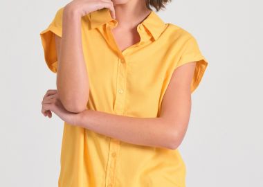 Γυναικείο loose fit πουκάμισο από βισκόζη - FUNKY BUDDHA - 