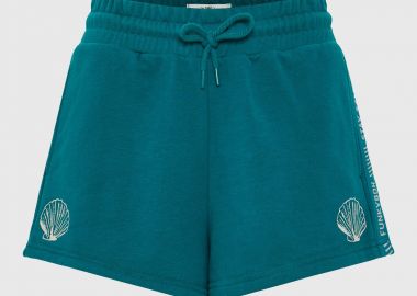 Γυναικείο loose σορτς με τύπωμα - FUNKY BUDDHA - 