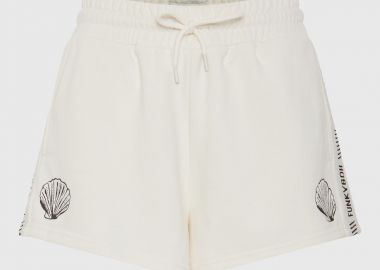 Γυναικείο loose σορτς με τύπωμα - FUNKY BUDDHA - 