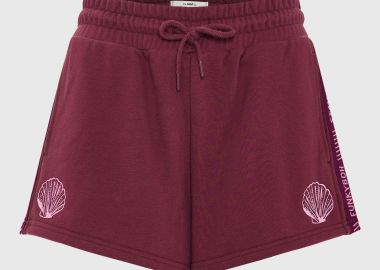 Γυναικείο loose σορτς με τύπωμα - FUNKY BUDDHA - 