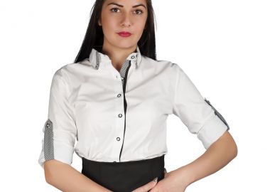 Γυναικείο μακρυμάνικο πουκάμισο ALBERTA BEUNIQUE 08000385 White - BEUNIQUE - 