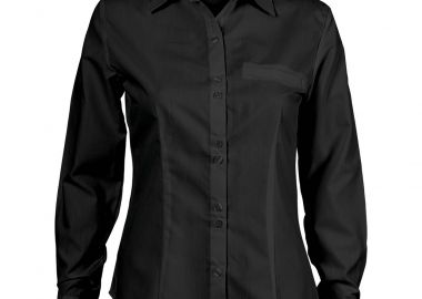 Γυναικείο μακρυμάνικο πουκάμισο ELEGANCE BEUNIQUE 90605009 Black - BEUNIQUE - 