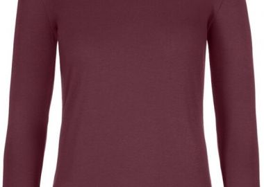 Γυναικείο μακρυμάνικο T- Shirt B & C TW08T Burgundy - B & C - 