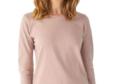 Γυναικείο Μακρυμάνικο T-Shirt TW06T B & C Millennial Pink - B & C - 