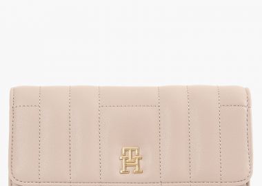 Γυναικείο Μεγάλο Πορτοφόλι Tommy Hilfiger AW0AW17475 AFE Μπεζ - Tommy Hilfiger - 