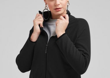 Γυναικείο Microfleece SGFleece-F SG με Φερμουάρ Dark Black - SG - 